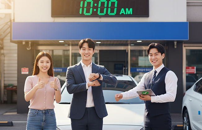 반납 시간 준수 이미지