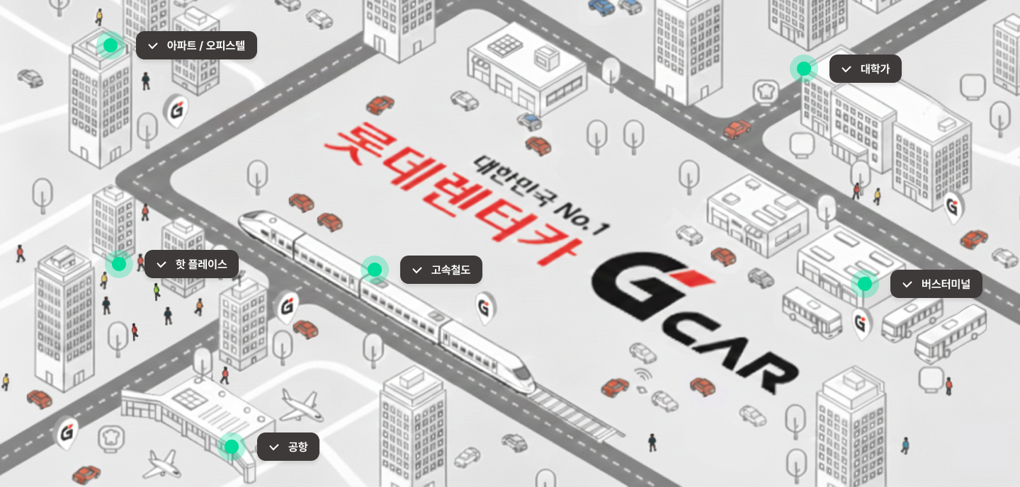 아파트/오피스텔, 핫플레이스, 공항, 고속철도, 대학가, 버스터미널